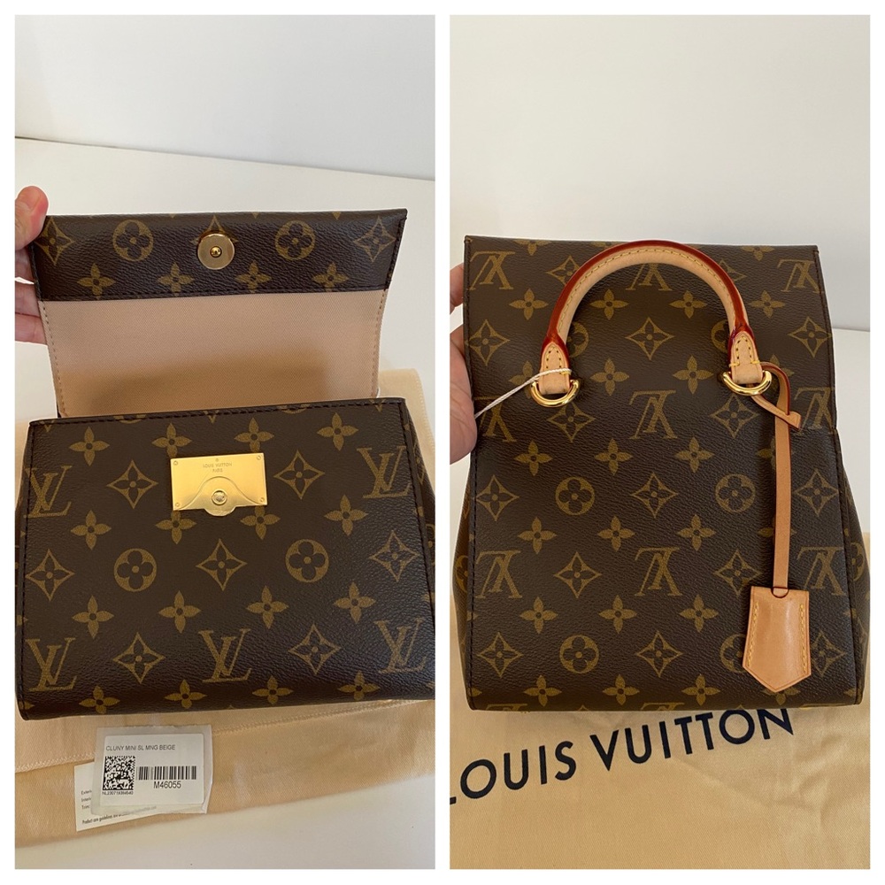 Louis Vuitton cluny mini beige - Picture 14 of 17